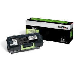 Toner laser Lexmark 622H Noir | Origine