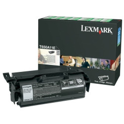 Cartouche d'origine Lexmark 650A Noir pour imprimantes Lexmark T 650