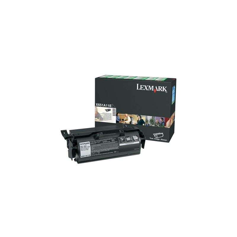 Cartouche/toner Origine Lexmark X651A11E T651 pour X 650 X 651 X 652