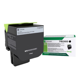 Cartouche Origine Noir 71B2XK0 pour Lexmark MS 417 dn, MS 517 dn, MX