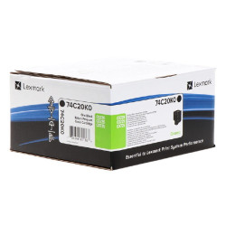 Toner laser Lexmark 742 Noir | Origine