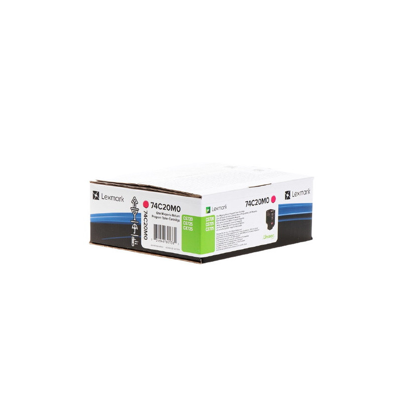 Cartouche d'origine Lexmark 742 Magenta pour les imprimantes CS/CX