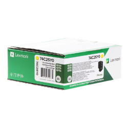 Toner laser Lexmark 742S Jaune | Origine