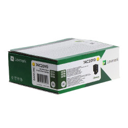 Toner laser Lexmark 742 Jaune | Origine