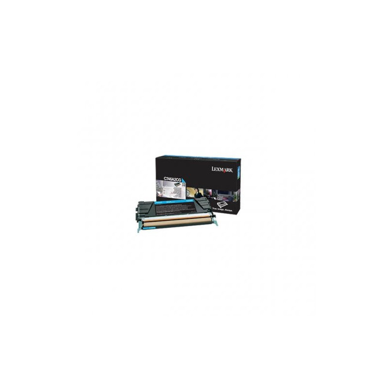 Cartouche Origine Lexmark 746 Cyan pour C 746 Series