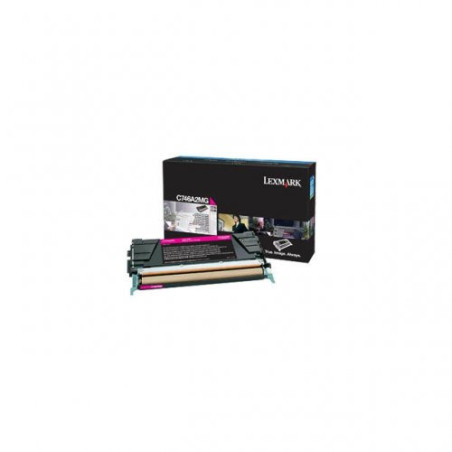 Cartouche d'origine pour Lexmark C 746 et C 748 - Magenta - 7000 pages