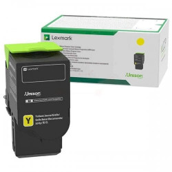Cartouche jaune Origine Lexmark 75M2H pour CS 531 dw et CX 532 adwe
