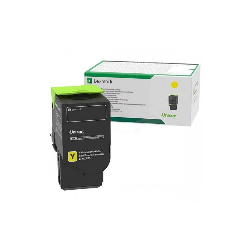 Cartouche jaune Origine Lexmark 75M2H pour CS 531 dw et CX 532 adwe
