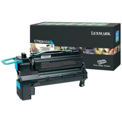 Toner laser Lexmark 792 Cyan | Origine