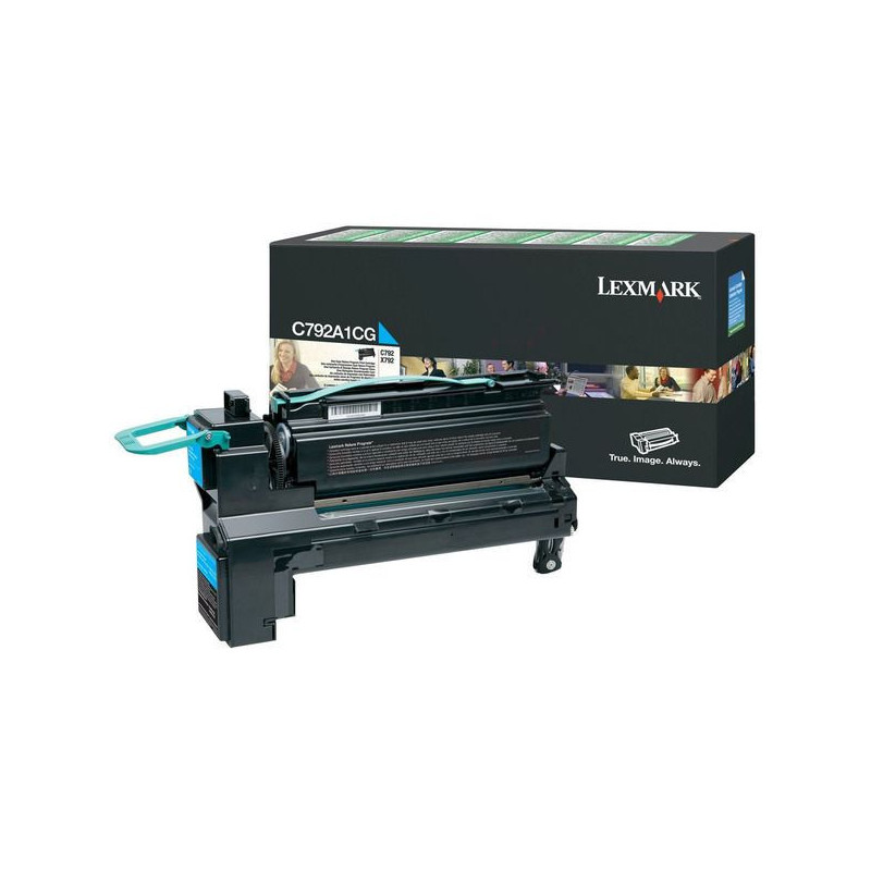Cartouche d'origine Lexmark 792 Cyan - Conforme et reconnue