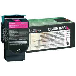 Cartouche Origine Lexmark 540H Magenta pour imprimantes C 540 N, C