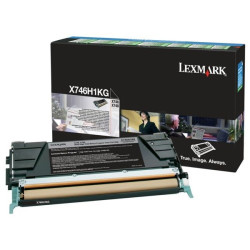 Cartouche d'origine Lexmark X746H1KG Noir pour Lexmark X746 DE, X748