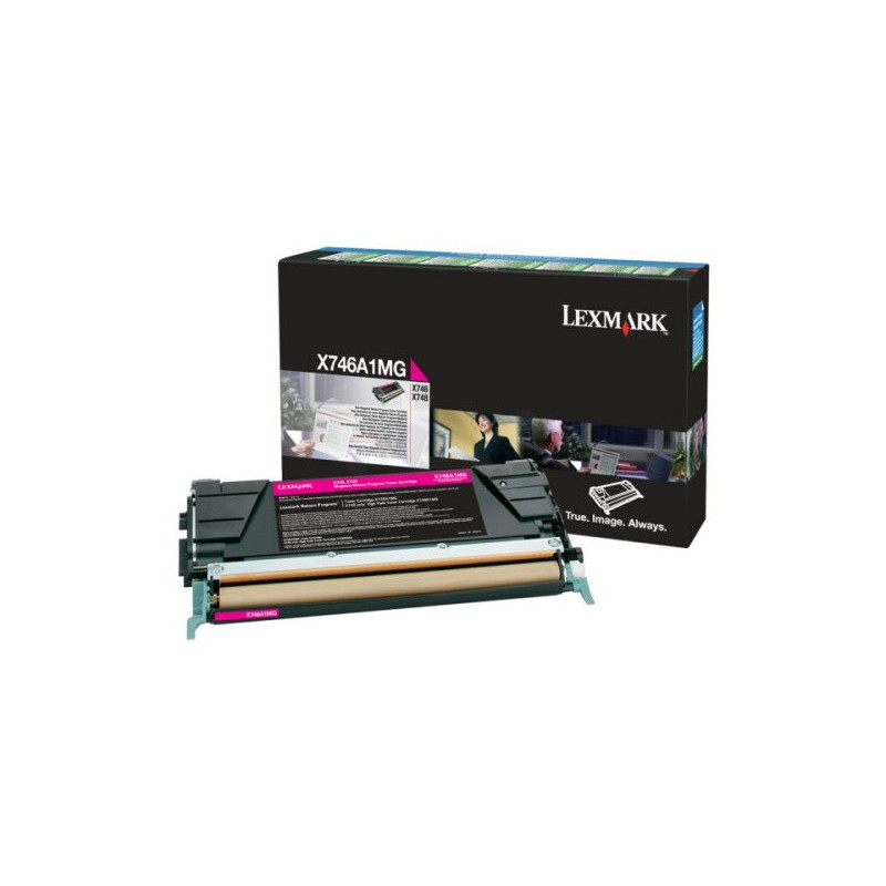 Cartouche d'origine Magenta pour Lexmark X746/X748 — conformité