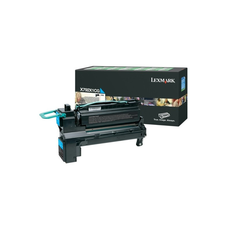 Cartouche cyan X792 Lexmark Origine pour X 790 Series