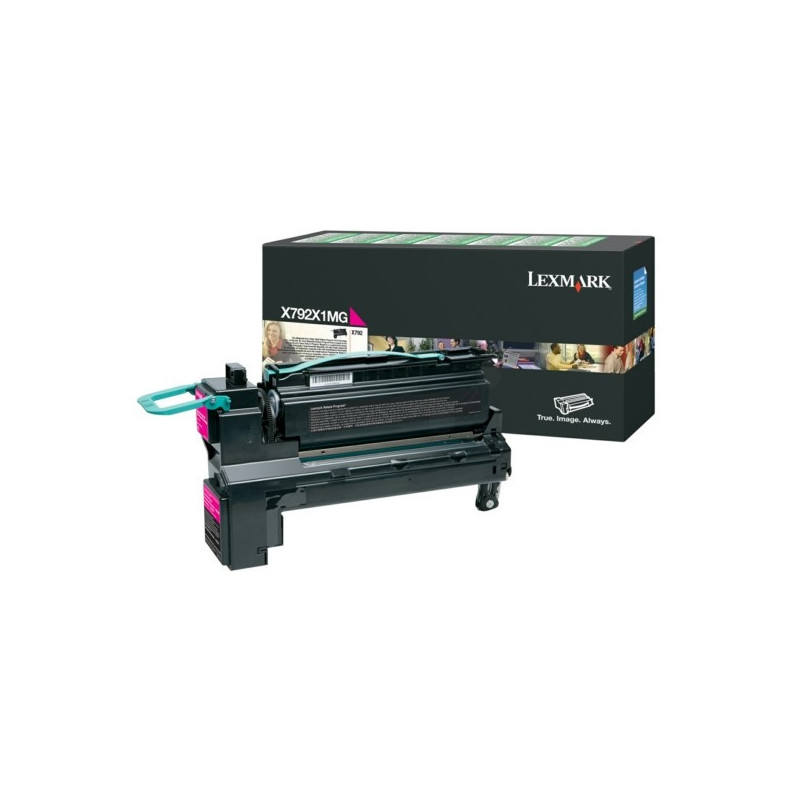 Cartouche OEM Magenta X792 pour imprimantes Lexmark X 790 Series