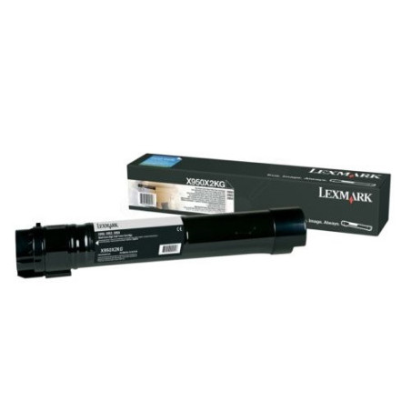 Cartouche d'origine Lexmark X950 Noir - Conforme et fiable