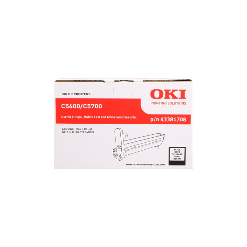 Cartouche noire Origine OKI C5600 pour imprimantes OKI C5600/C5700