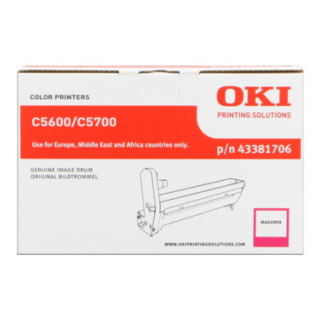 Cartouche Origine Magenta C5600 pour imprimantes OKI C5600/C5700