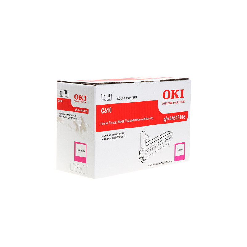 Cartouche Magenta Origine OEM Oki 610 pour imprimantes C 610