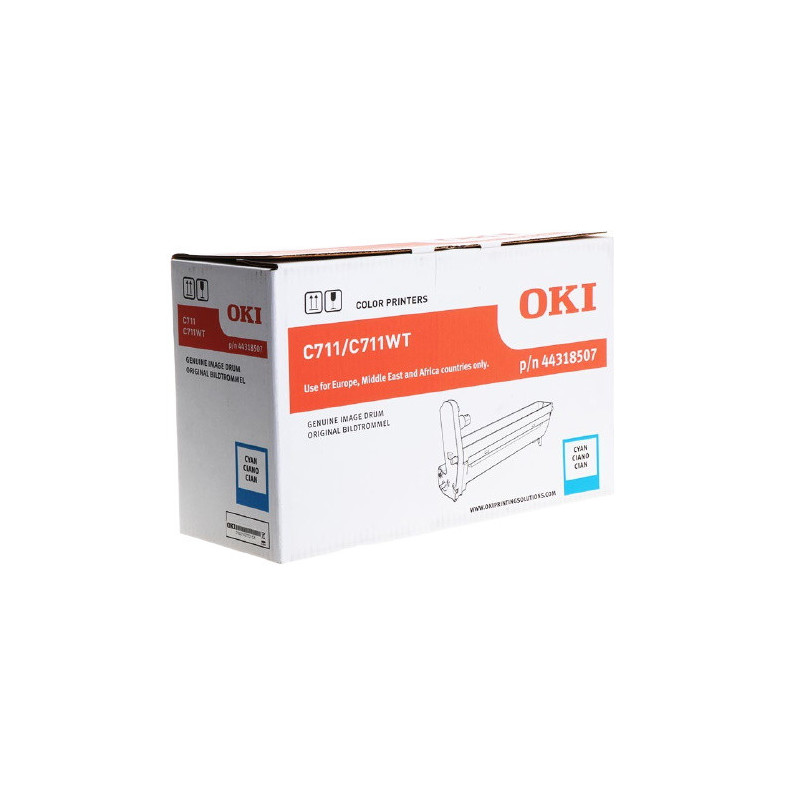 Cartouche d'origine cyan OKI 44318507 pour C711 Series
