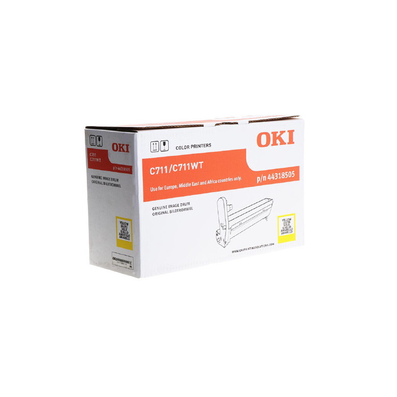 Cartouche Toner Origine Jaune OEM 44318505 pour OKI C711 Series
