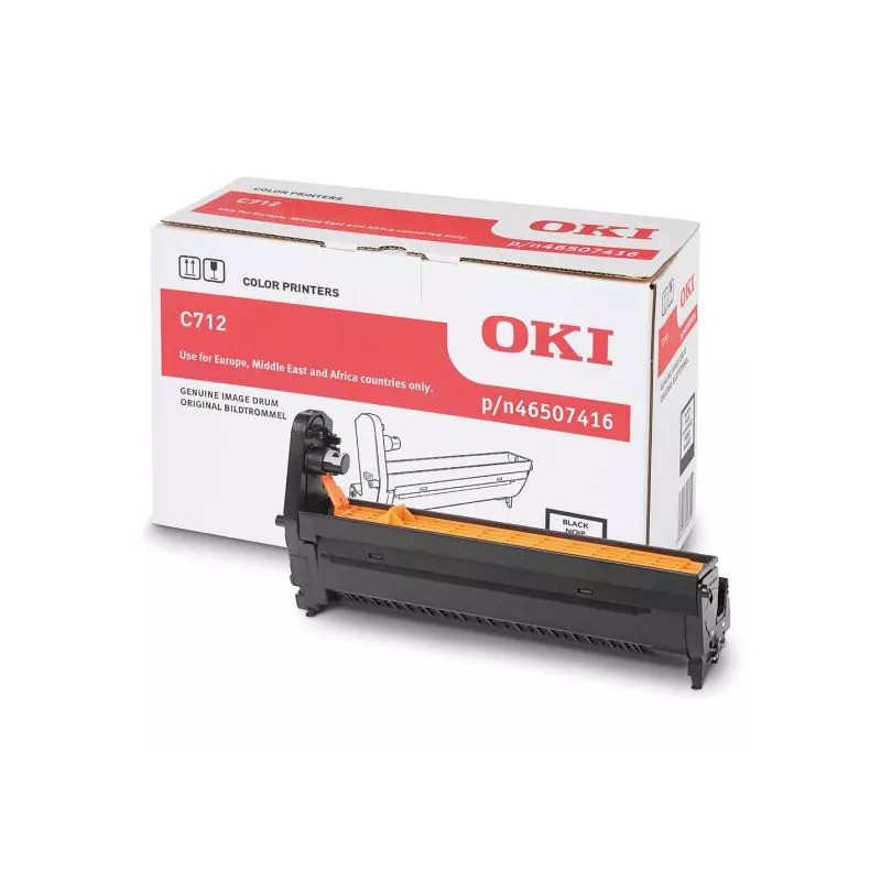 Cartouche OEM Oki 46507413 pour imprimantes Oki C 712 DN, N et Series