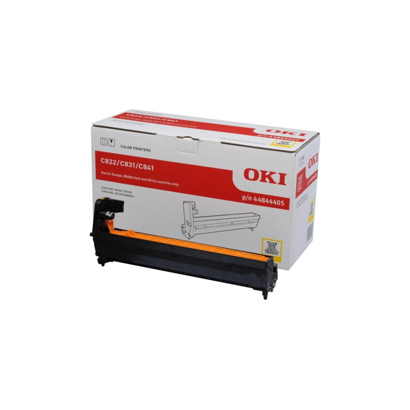 Cartouche/toner Origine jaune pour Oki C 822 – 44844405, conforme et