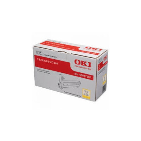 Cartouche jaune Origine OEM 46857505 pour imprimantes OKI C 824 & C
