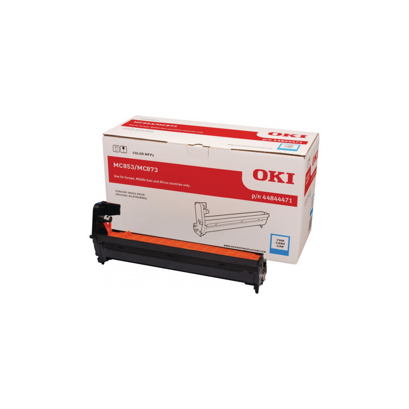 Cartouche Cyan Origine Oki C853 C883 C880C - Garantie 2 ans