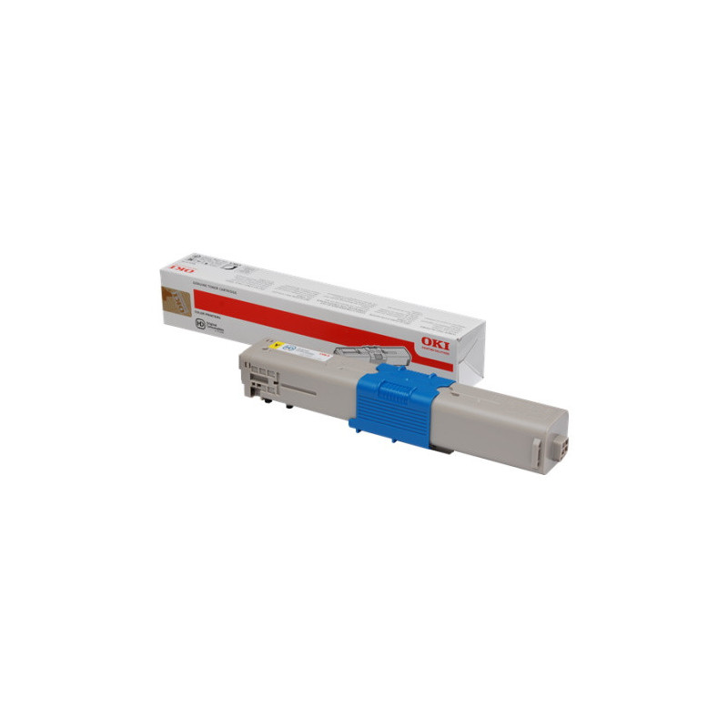 Cartouche origine jaune pour imprimantes OKI C 301 DN, C 321 DN, MC
