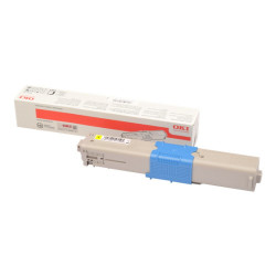 Cartouche jaune Origine OEM 46508713 pour imprimantes OKI C332 et