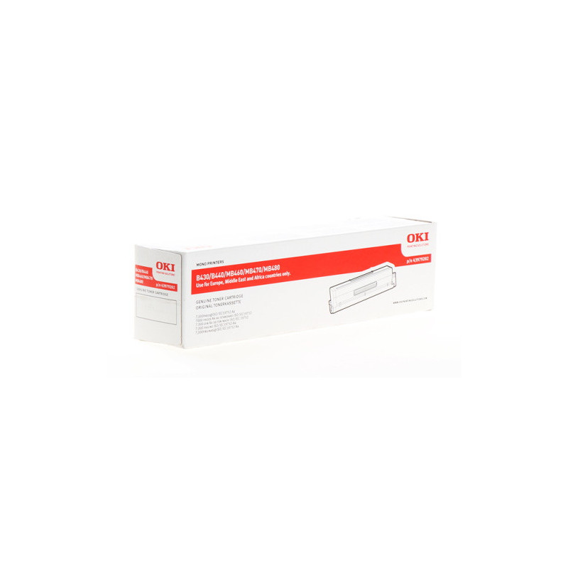 Cartouche d'origine Noir OKI C420 pour B 420 DN, B 430 D, B 430 DN