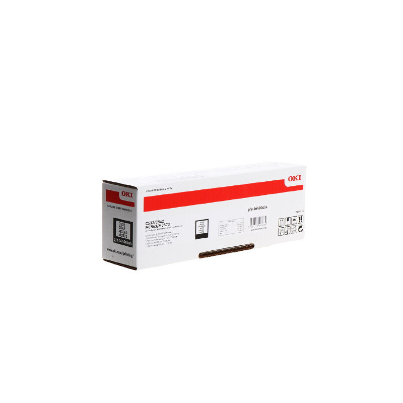 Cartouche noire Origine OKI 46490404 pour imprimantes OKI C532 DN