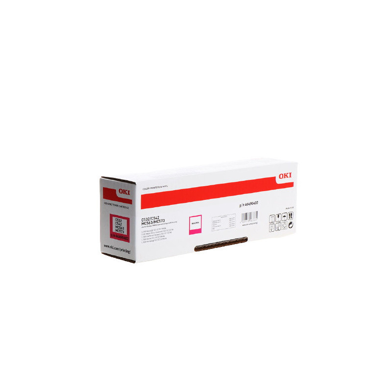 Cartouche d'origine Magenta OEM 46490402 pour Oki C 532 DN, C 542