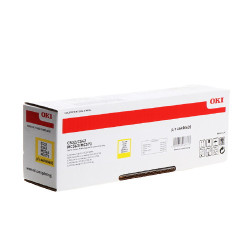 Cartouche jaune Origine OKI 46490605 pour C532DN C542DN C563DN MC573DN