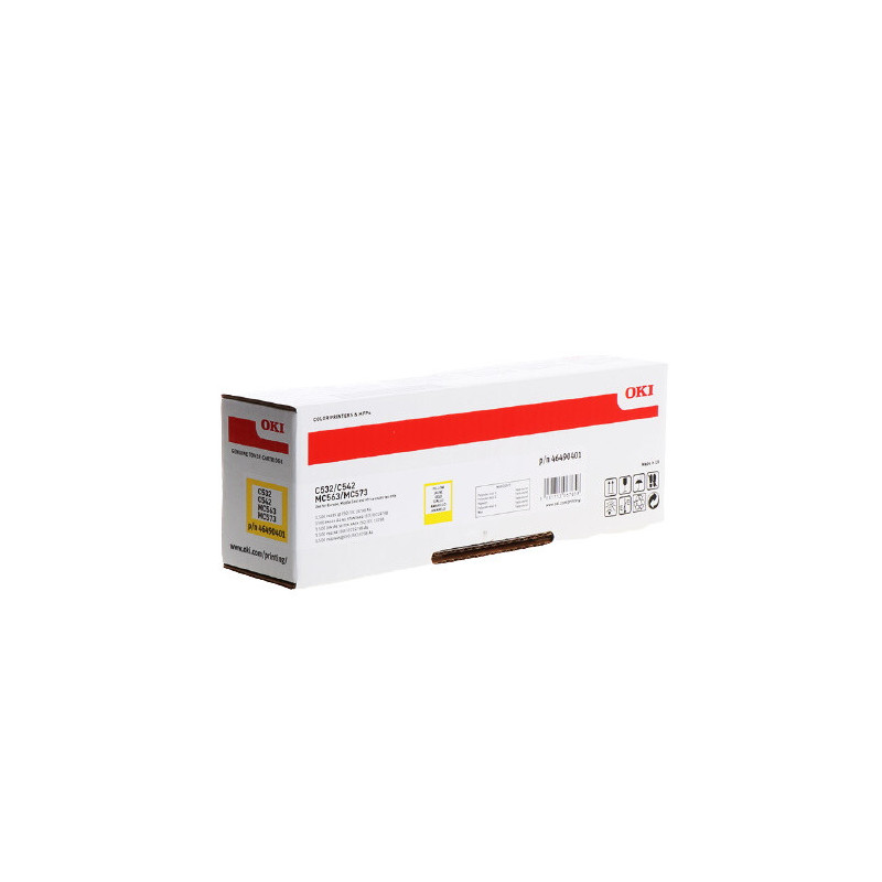 Cartouche jaune d'origine OKI 46490401 pour imprimantes laser