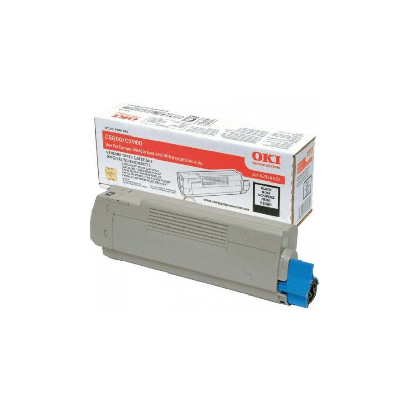 Cartouche OEM Noir C5800 pour imprimantes OKI C5500/C5800