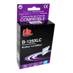 Consommable Premium UPrint cyan LC125XL pour imprimantes Brother