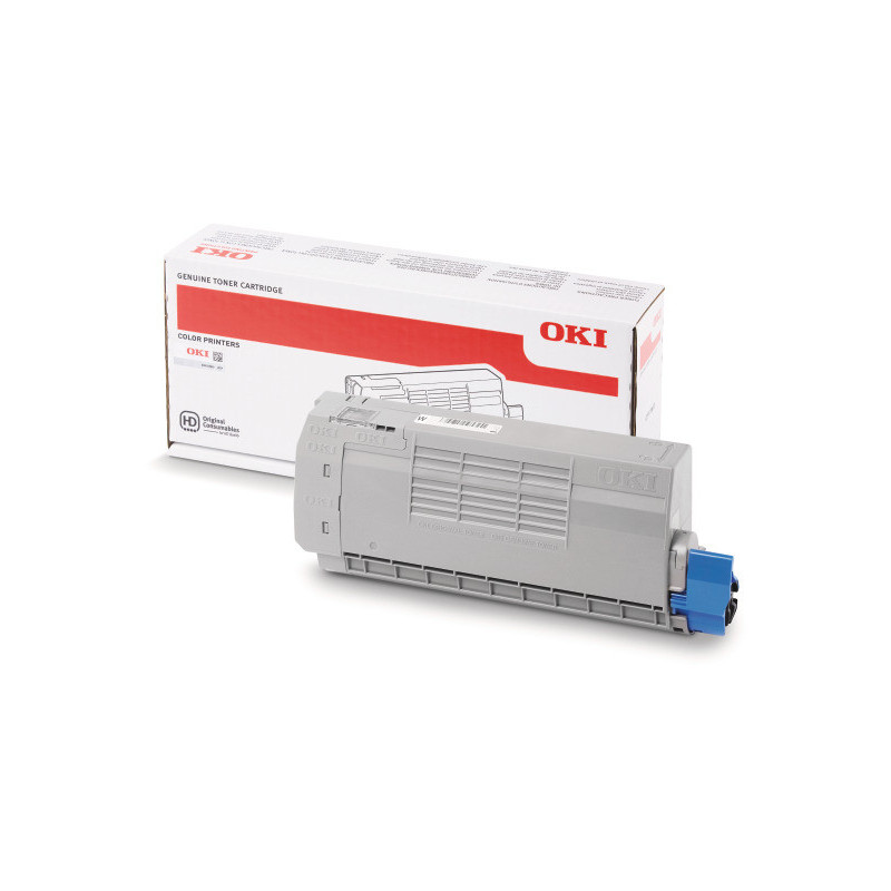 Cartouche laser noire Origine pour imprimantes OKI C710 et C711