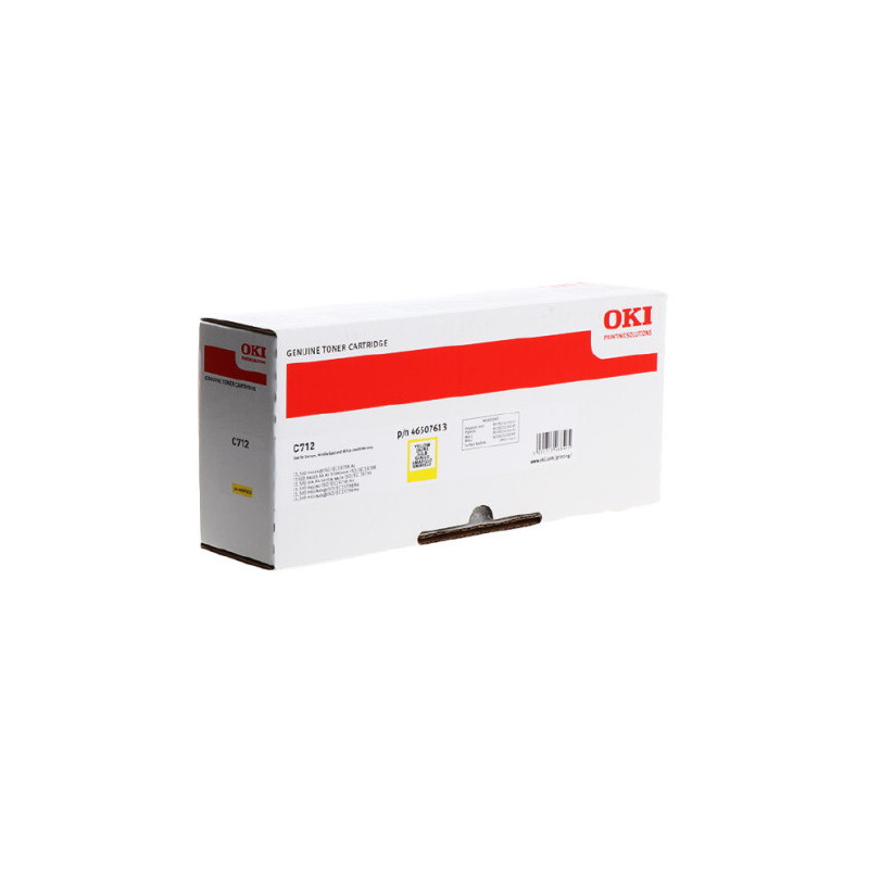 Cartouche jaune Origine OKI 46507613 pour C 712 DN, C 712 N, C 712
