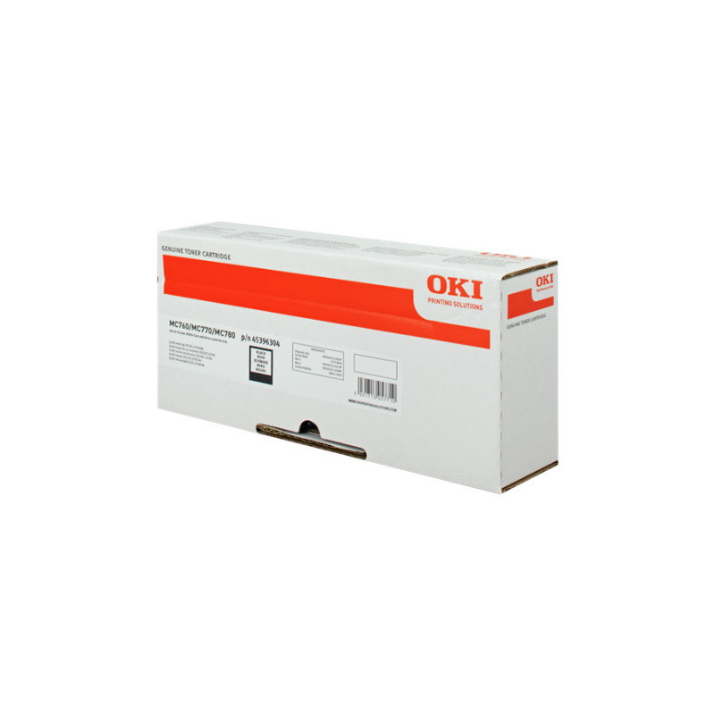 Cartouche Noir Origine OEM 760B pour imprimantes OKI MC 760 Series