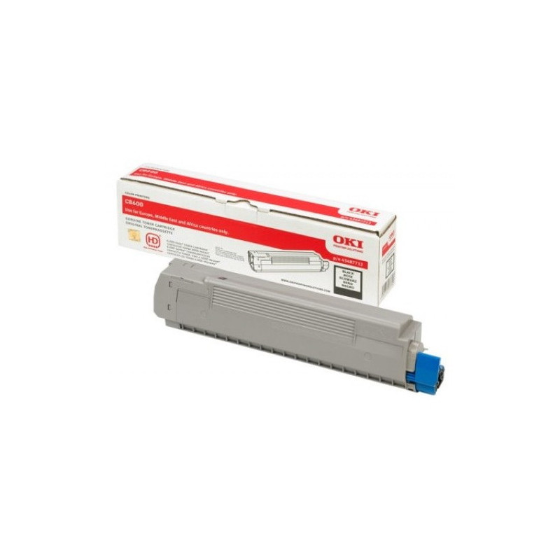 Cartouche Noir d'origine Oki C8600 pour imprimantes Oki C 8600 Series