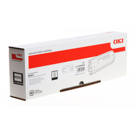 Cartouche Noir Origine OKI 45862818 pour MC 870 Series