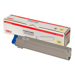Toner laser OKI O-9600 Jaune | Origine