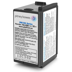 Cartouche Origine Bleu postal 793 pour Pitney Bowes DM 100 i à 220 i