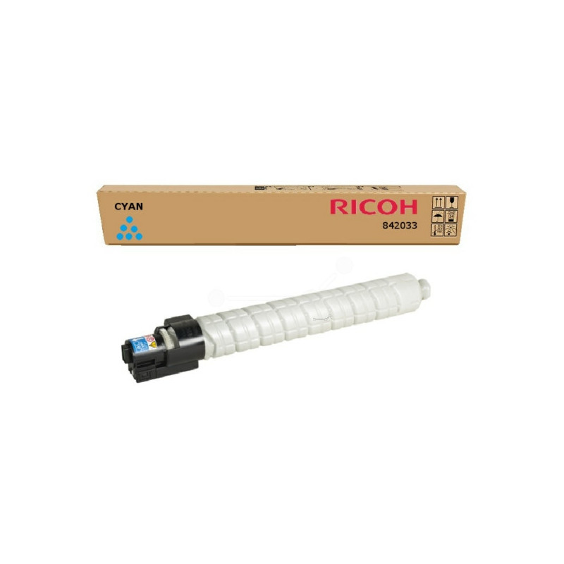 Cartouche Toner Cyan Origine Ricoh 888643 pour NRG MP C 2000/2500/3000