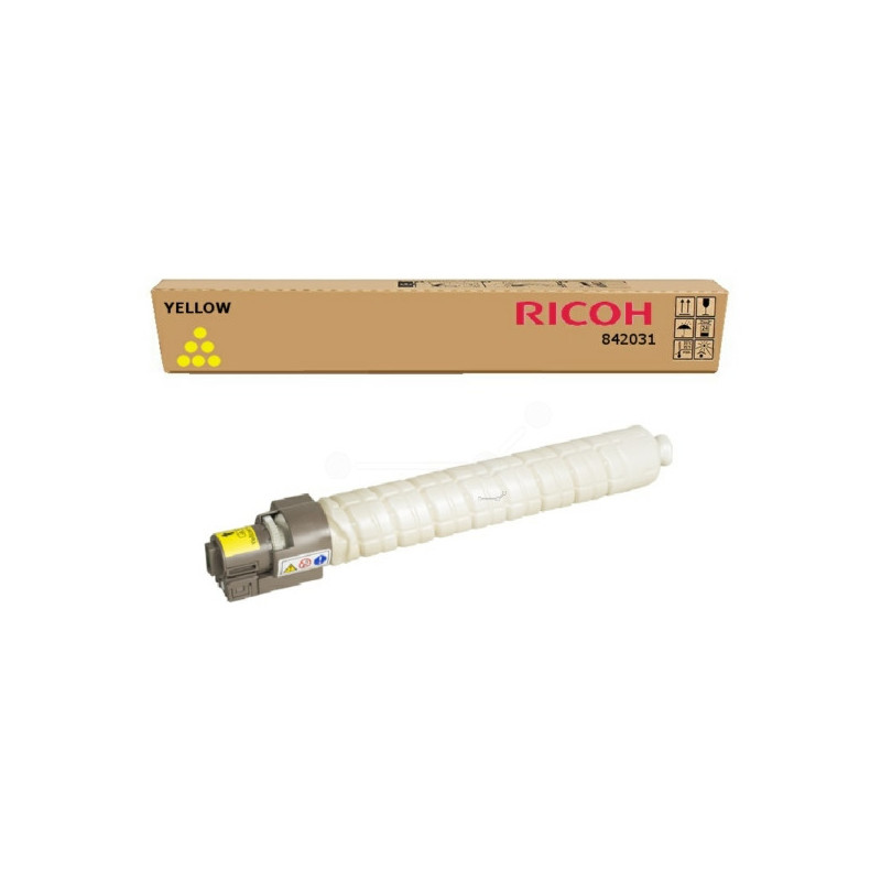 Cartouche Jaune Origine Ricoh 888641 842031 884947 pour NRG MP C