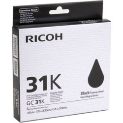 Cartouche Noire GC-31 Origine pour imprimantes Ricoh/Lanier