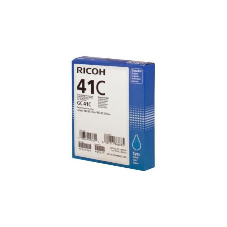 Cartouche d'encre Ricoh GC-41 Cyan · 2 200 pages