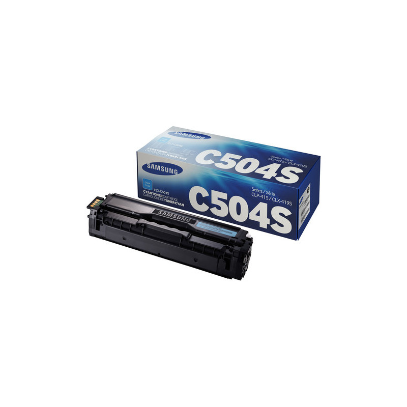 Cartouche C504 Cyan Origine Samsung pour CLX-4100 Series